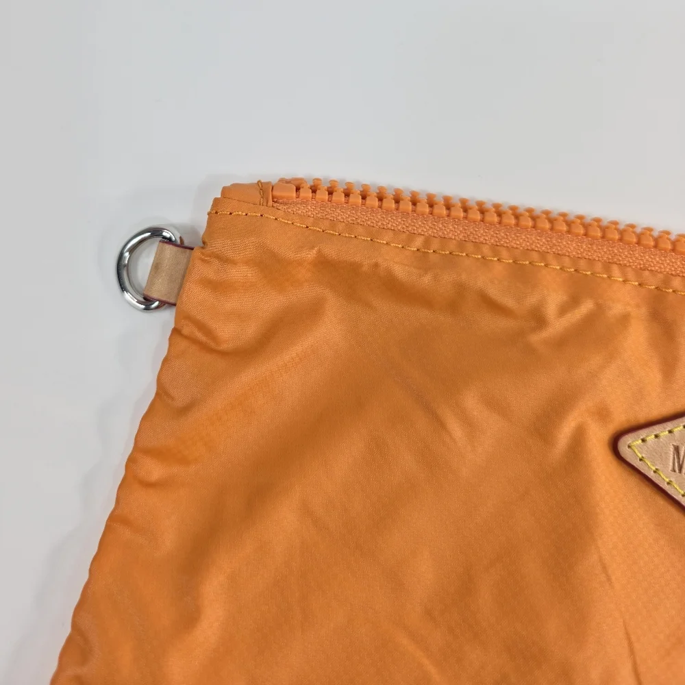MZ Wallace Small Bag Insert Accessory Pouch Orange 8.5